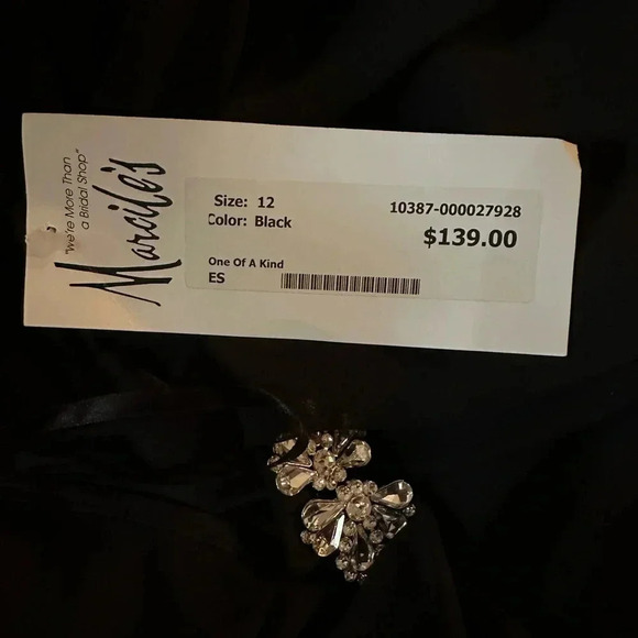 Emma Street beautiful black dress size 12 - Picture 15 of 15